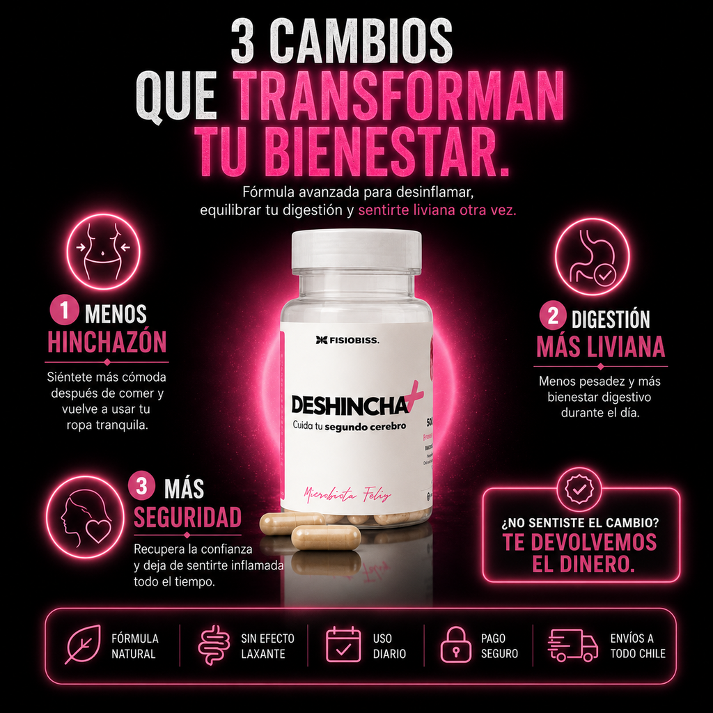 Deshincha+ · Bienestar digestivo · 60 cápsulas