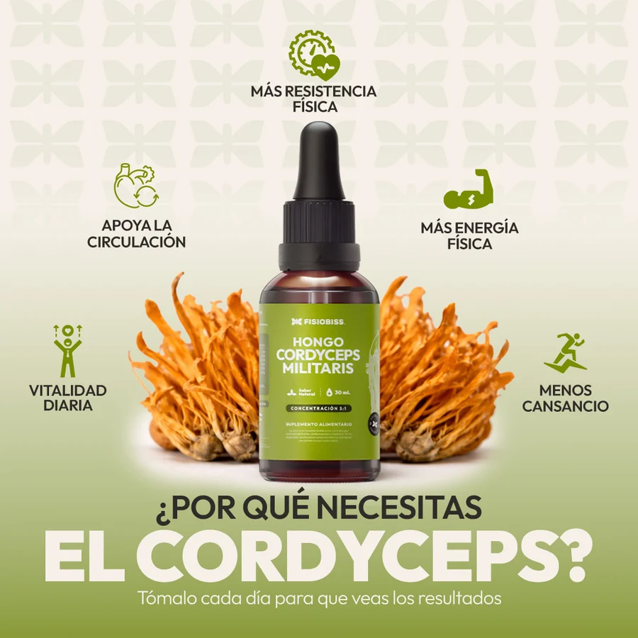 Extracto de Cordyceps Militaris - Fisiobiss