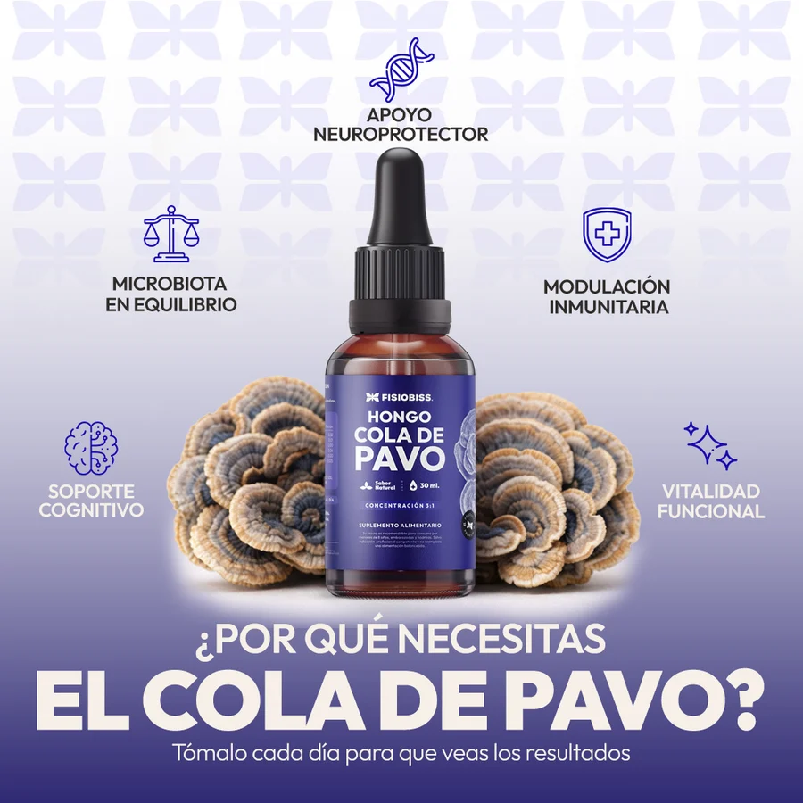 Extracto de Cola de Pavo - Fisiobiss