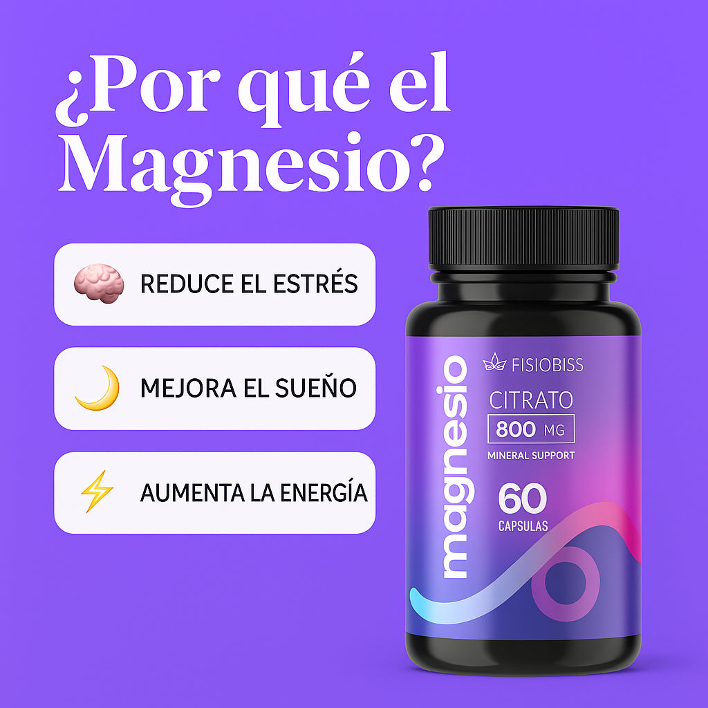 Magnesio Bisglicinato + Citrato · 60 cápsulas vegetales