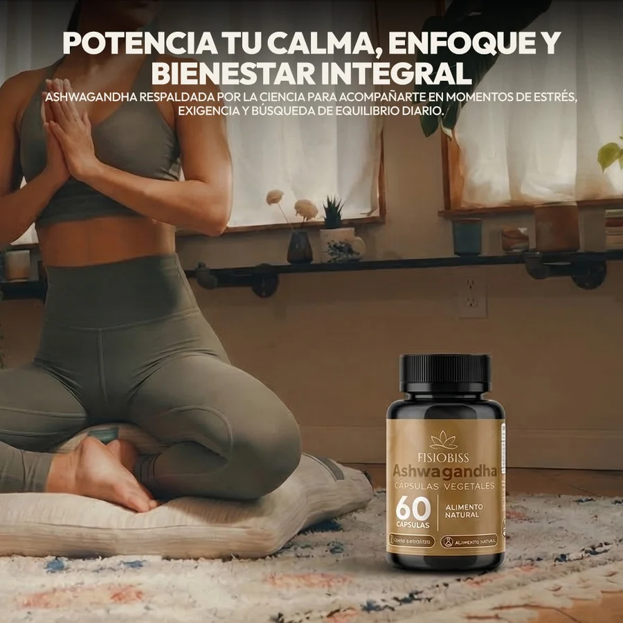 Ashwagandha 540 mg · 60 cápsulas vegetales
