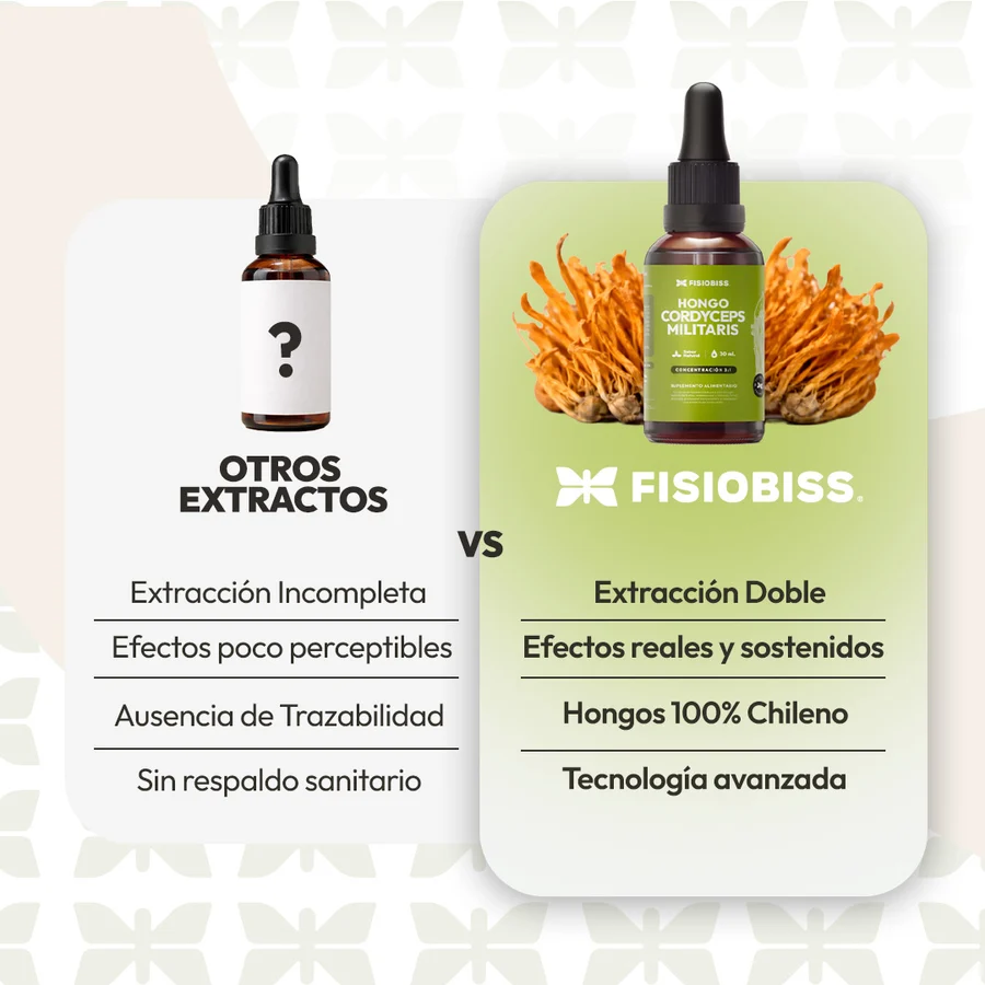 Extracto de Cordyceps Militaris - Fisiobiss