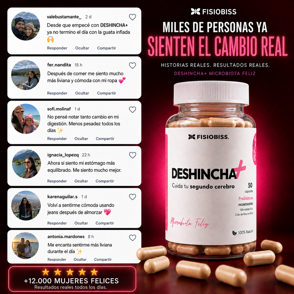 Deshincha+ · Bienestar digestivo · 60 cápsulas