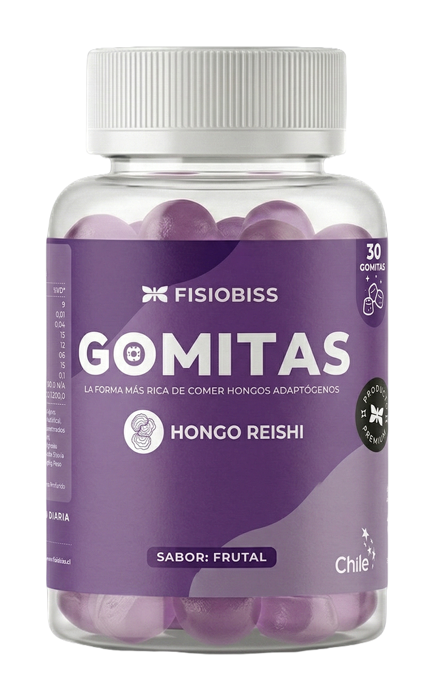 Gomitas de Reishi · Sabor frutal · 30 unidades