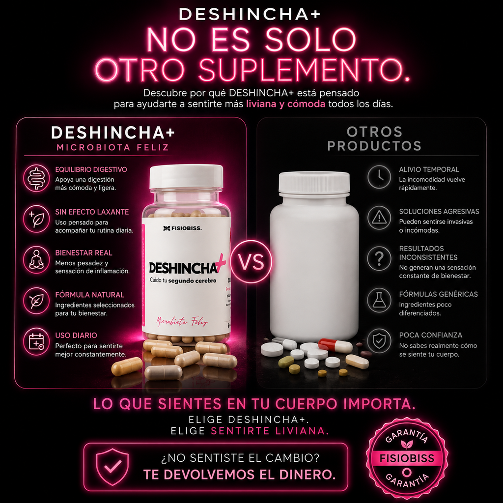 Deshincha+ · Bienestar digestivo · 60 cápsulas